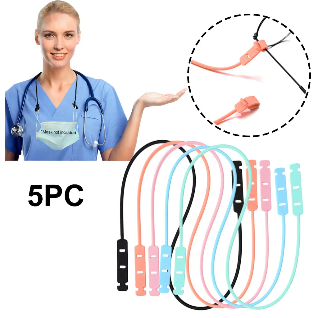 Silica Gel Face Mask Holder Lanyard Handy&ampconvenient Safety High Quality Rest&ampear Rope Hold String Outdoor | Украшения и