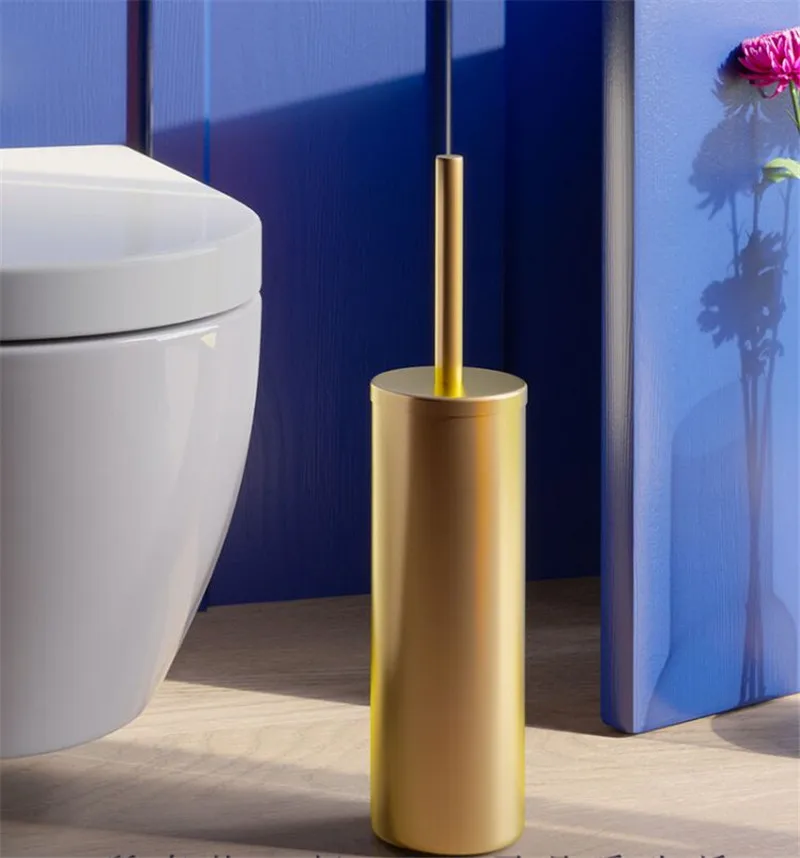 Держатели для туалетной щетки набор для ванной приспособление для очистки туалета 304 нержавеющая сталь держатель для туалетной щетки набор оборудование для ванной матовый золотой