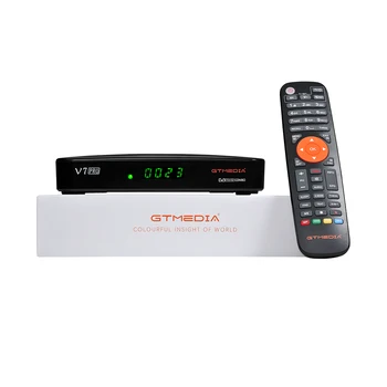 

New GTMEDIA V7 PRO TV BOX DVB-S/S2/S2X+T/T2 CA card 1080P 1G bit RAM support VCM/ACM/multi-stream/T2MI Albertis/Tivusat/BBC