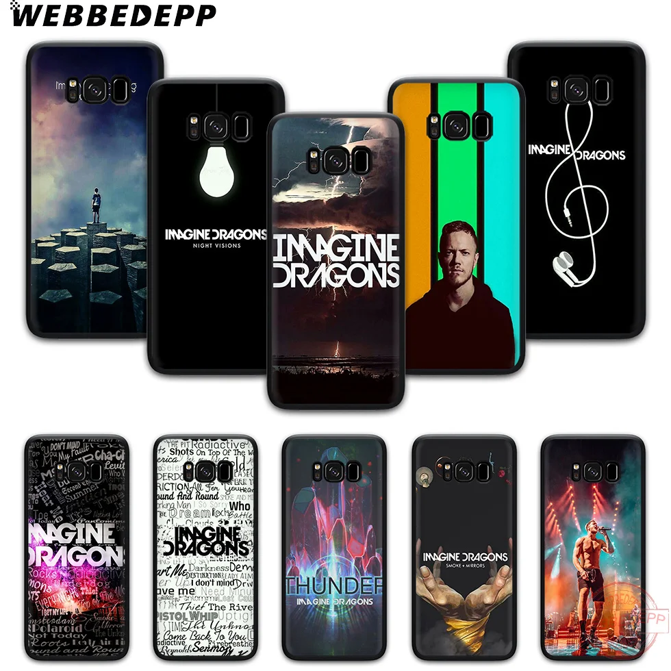 WEBBEDEPP воображение Дракон мягкий чехол для телефона с изображением цветов Samsung S6 S7