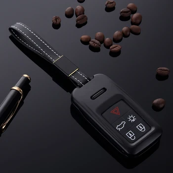 

Gift High Quality Car Aluminium Alloy Key Holder Cover Case Bag For Volvo XC90 XC60 C30 C70 S40 S60L S70 S80L V40 V50 V70 Wallet