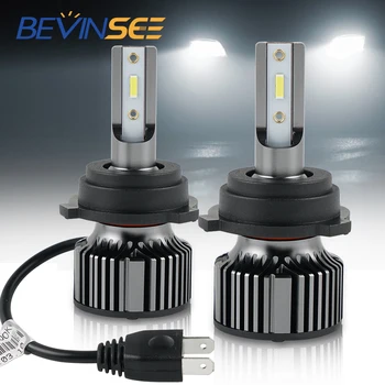 

BEVINSEE H7 LED Headlight Bulbs For Hyundai Kona Genesis Coupe Veloster Non-turbo Santa Fe 1860 CSP LED chips 10000lm 60W 6000K