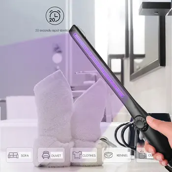 

1 Pcs Usb Rechargeable Uv Led Disinfection Lamp 40 Lamp Beads 580A-395 Sterilization Disinfection Work Lamp