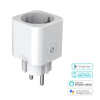 

10A Smart Switch Wifi Socket EU Plug EWeLink App Voice Control Smart Home Portable Switch Compatible With Google Home Alexa
