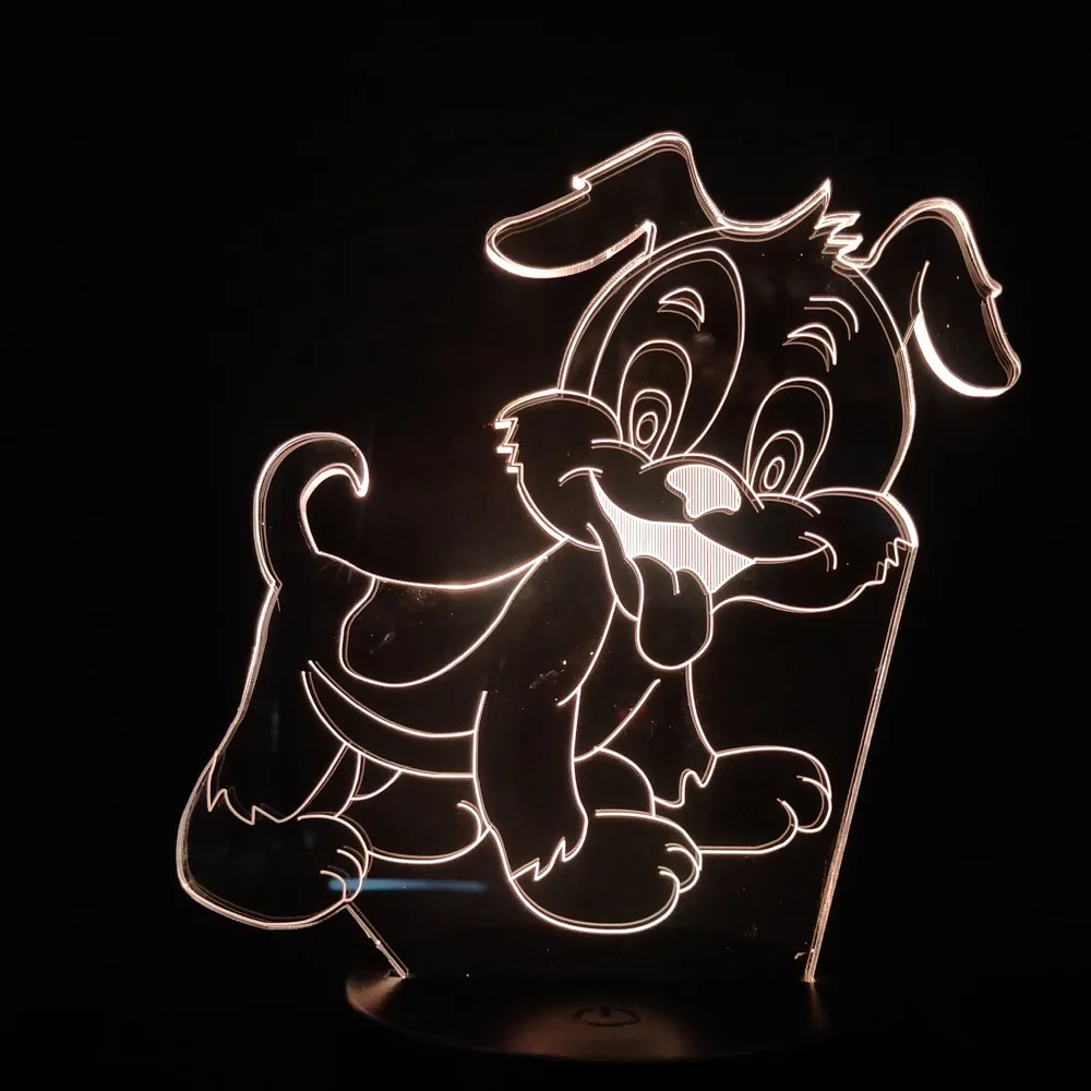 

Animation Garfield The Dog Odie 3D Lamp Awesome Nightlight Touch Sensor Hot Selling Led Night Light Lamp Lovely Reward for Baby