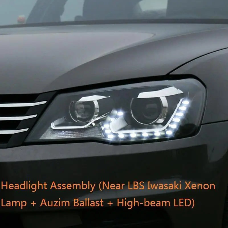 Number 2 Авто сборка Cob автомобилей Drl дневные ходовые огни Led Стайлинг автомобиля Освещение Фары 13 14 15 для Volkswagen Bora - Цвет: Number 2