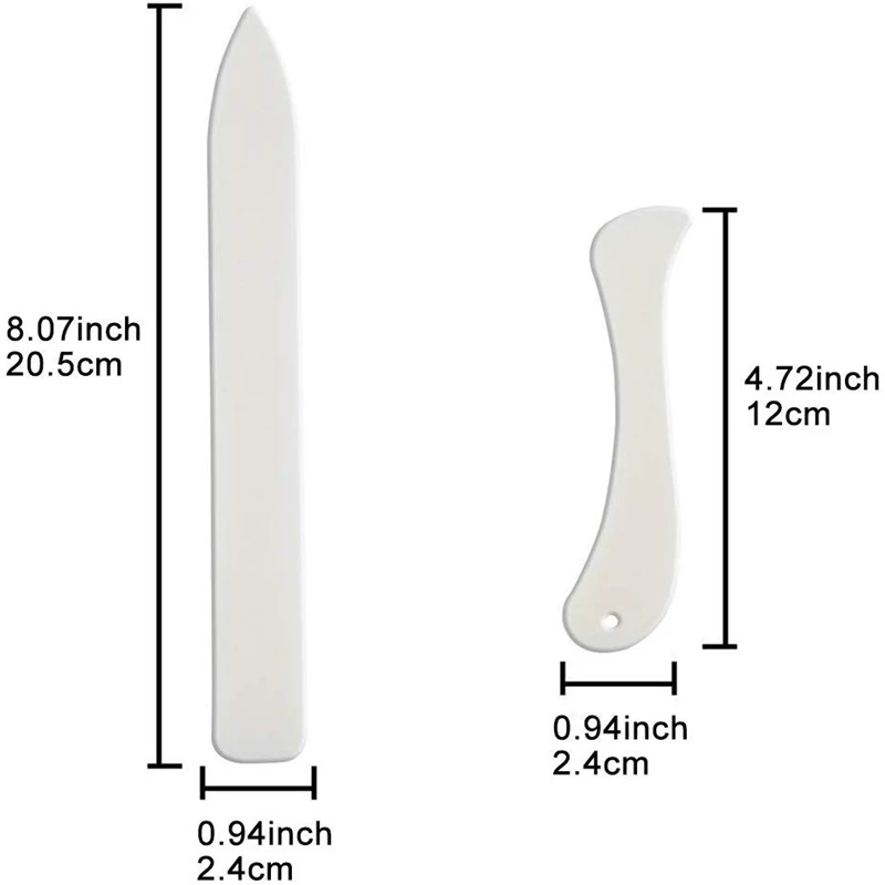 MIUSIE, 2 шт, ручная работа, пластмассовый скот, трещина, имитация кости, бумага, нож, папка, письмо, нож, имитация крупного рогатого скота, скребок для трещин