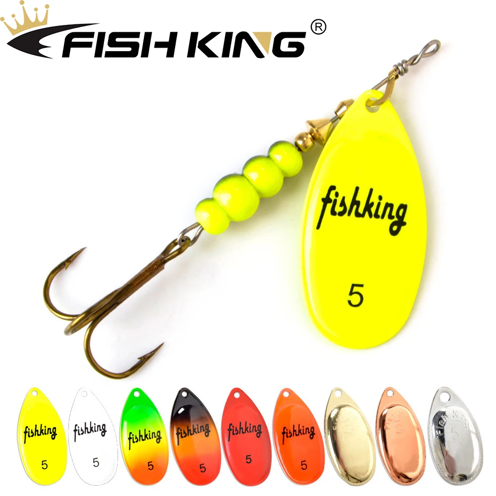 Супер металлическая рыболовная приманка FISH KING 3 9 г 4 6 7 10 8 15 блесна жесткие