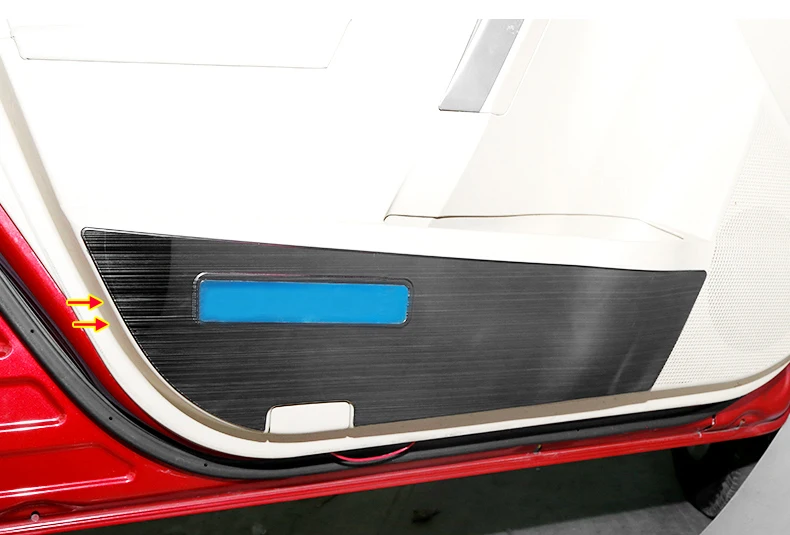 Lsrtw2017 for Toyota Corolla E210 Car Inner Door Anti-kick Panel Trims Decorative Interior Accessories