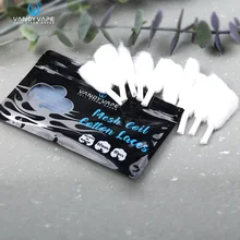 10/20/50 шт Vandy Vape м хлопок катушки провода, вата для парения, электронная сигарета DIY сахарной ваты для Vandy Vape м RTA