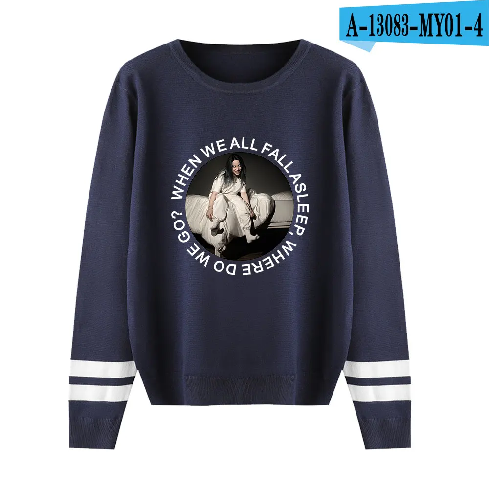 As picture Специальная распродажа, Брендовые мужские и женские вязаные свитера Billie Eilish, весенне-осенние мягкие свитеры, пуловеры, мужская и женская повседневная одежда - Цвет: As picture