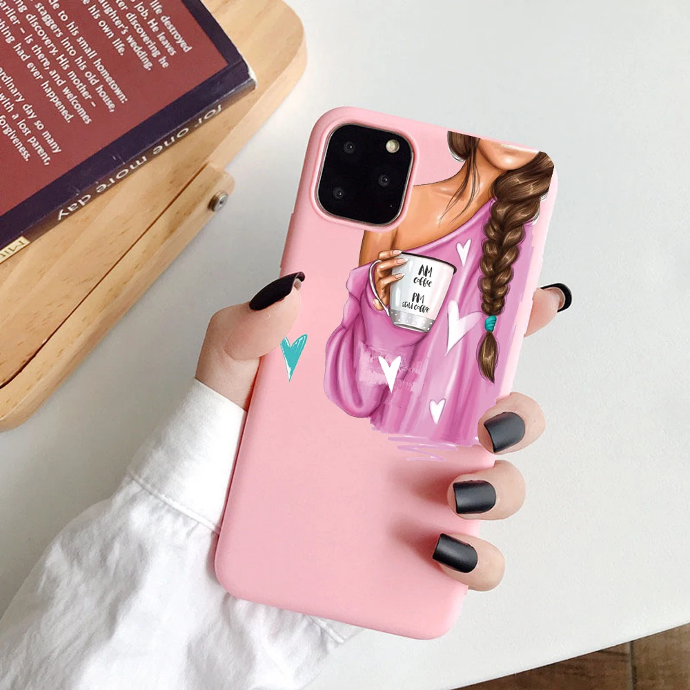 05 Рождественский подарок чехол для телефона для iPhone X 6 6s 7 8 Plus Красивая девочка мягкий силиконовый чехол для iPhone XS 11Pro чехол для MAX XR Capa - Цвет: 05
