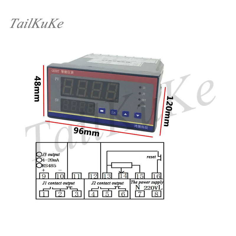 US $76.36 Electronic Ruler Digital Display Meter Linear Displacement Sensor Distance Display