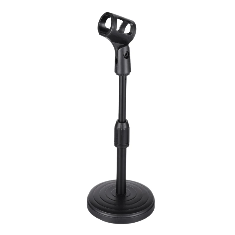 

Desktop Microphone Stand Adjustable Height Disc Microphone Stand Portable