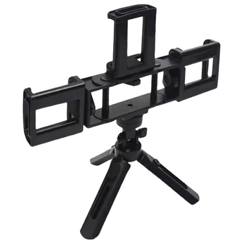 

Adjustable Angle Live Streaming Photography Phone Tripod Mini Portable Universal Desktop Holder Stabilizer 3 Positions Selfie