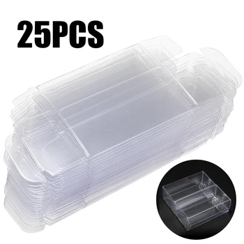

25Pcs 1/64 Model Car Toy Display Box 30x40x82mm Transparent Storage Holder Clear Box Case Diecast Model Toy Car Boxes Accessory