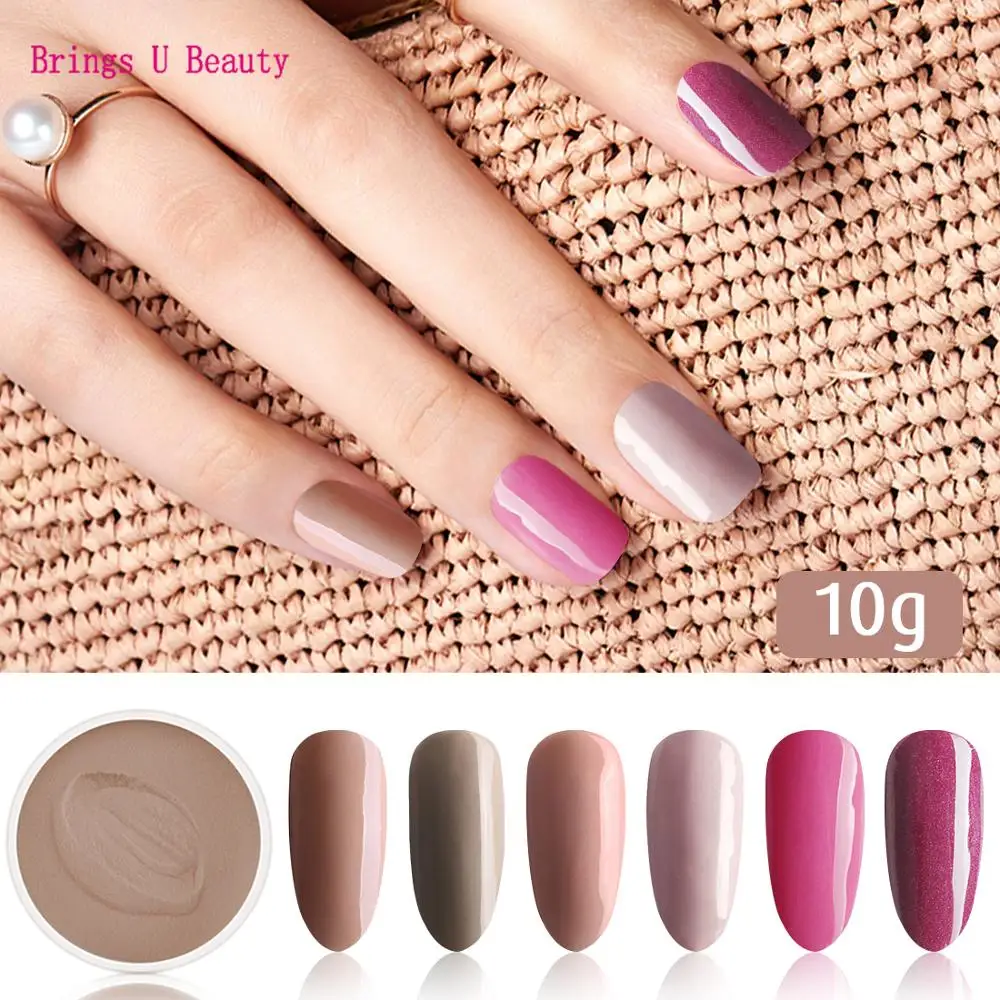 

6 box 10g/box Very Fine Beauty Sweet Color Series Nail Dipping Powder Easy Operate Natural Dry Dip Powder Without Lamp Cure