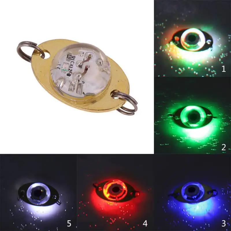 

Fishing Lure Llight 5 Color Underwater Fish Attraction Lamp Lure LED Flashing Fishing Light Squid Bait Lures Fishing Pesca Lure
