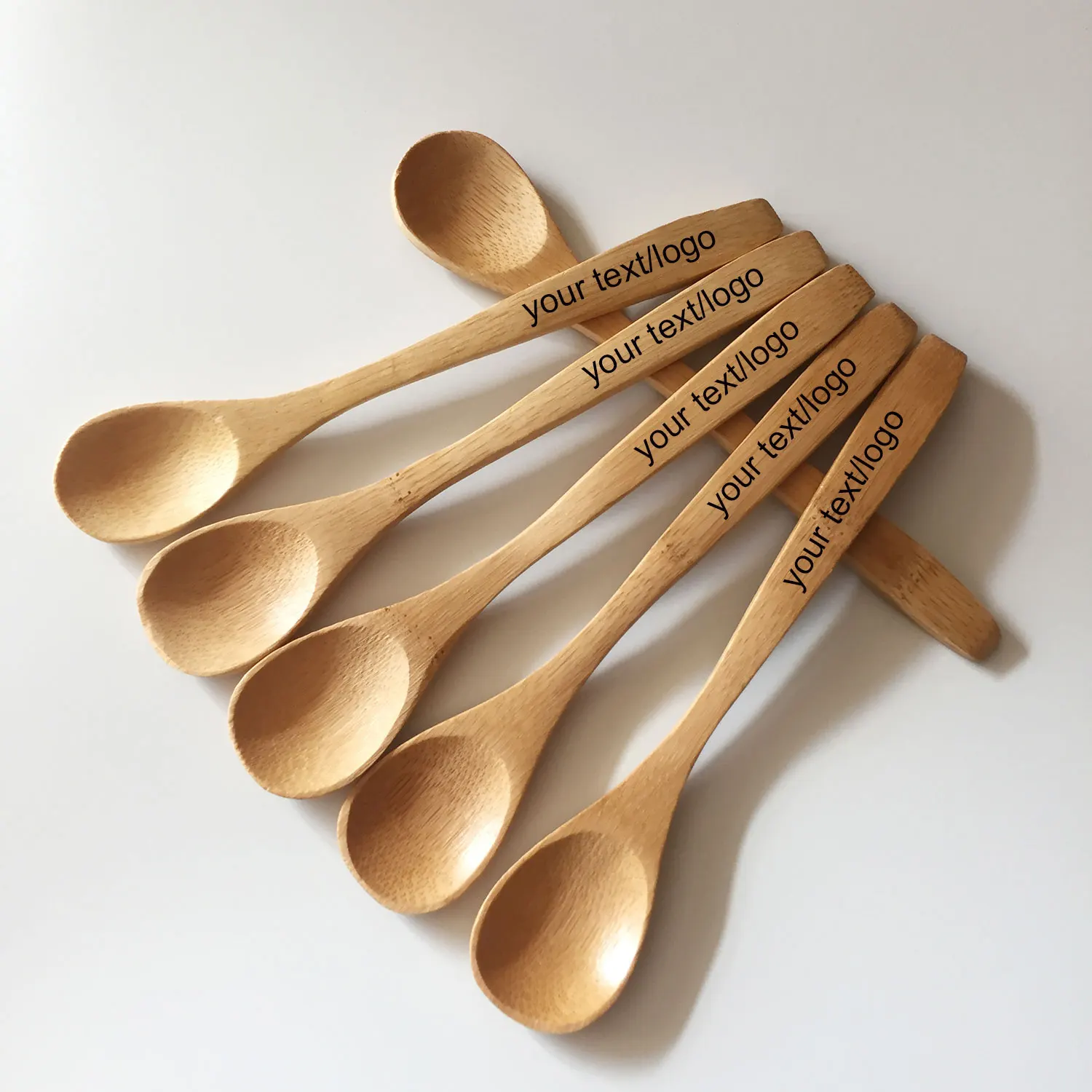 Bamboo Honey Spoon Scoop, Bamboo Dinner Spoon