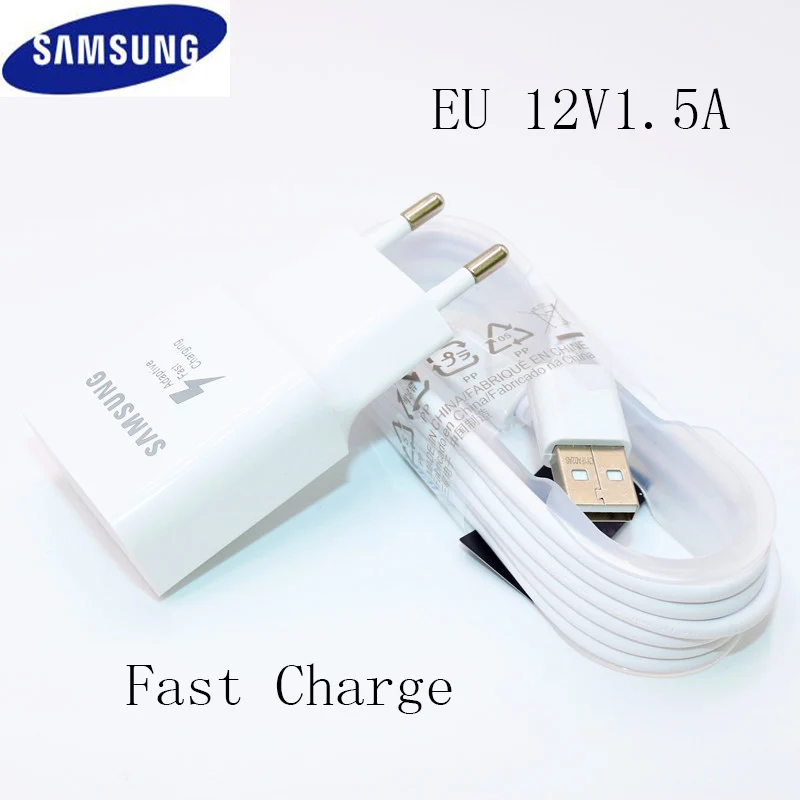 

For Samsung Charger Adaptive Fast Charge adapter For Galaxy a6 a5 Note 4 5 J3 J5 2017 J7 S6 S7 edge Original QC 3.0 EU Adapter
