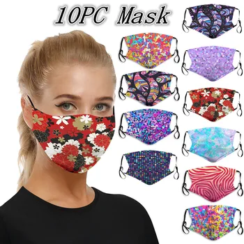 

10 pc In Stock Men Women Windbreak Seamless Outdoor Riding Quick-drying Dustproof Keep Safe Breathable Mouth Adult Face Washable