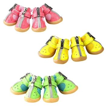 

Pet Dog Shoes Winter Pet Dog Shoes Warm Cute Waterproof Snow Small Medium Dogs Net Eye Claw Print Woolen Shoes Home Pets Product