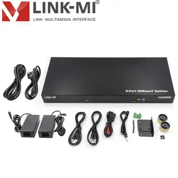 

LINK-MI LM-SPH06-70 1x8 HDMI 2.0 HDBaseT Splitter Support RS232 EDID up to 4K@60hz YUV 4:4:4 Compliant HDCP 1.4 and 2.2