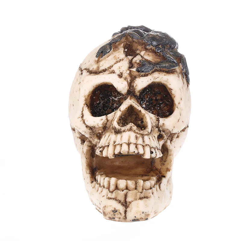 VILEAD 9 Styles of Personalized Skulls Home Decoration Art Painting Supplies Halloween Props Skull Ornaments Fashion Bar Decor VILEAD 9 Styles of Personalized Skulls Home Decoration Art Painting Supplies Halloween Props Skull Ornaments Fashion Bar Decor