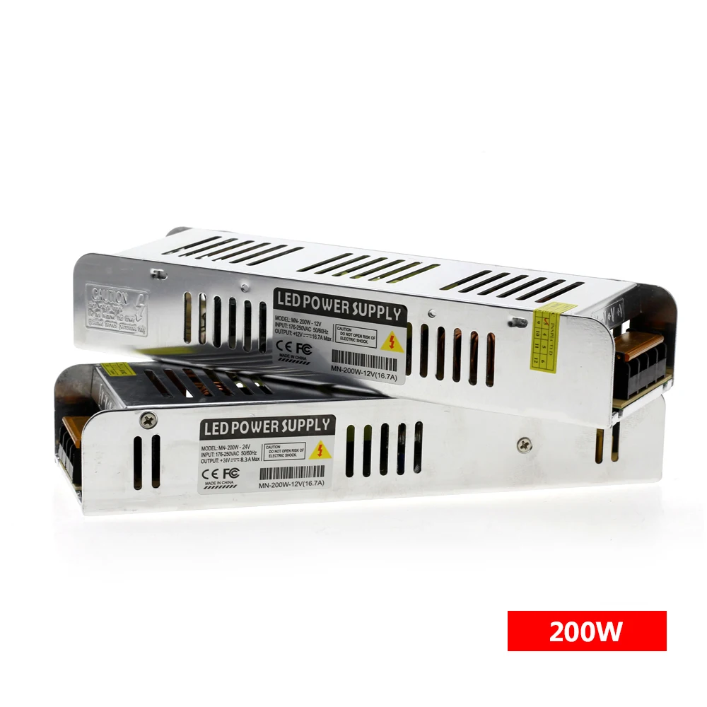 Импульсный источник питания Вход AC220 выход DC12V/DC24V 60 Вт 120 Вт 200 Вт 250 Вт 360 Вт осветительные трансформаторы