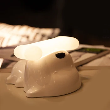 

Dimmable Led Night Light Lamp Touch Silicone Puppy Cartoon for Baby Children Kids Gift Bedside Bedroom Living Room Decoration