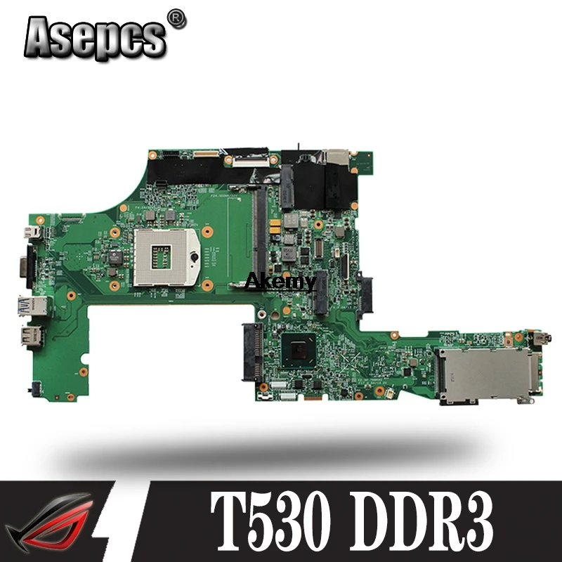 Оригинальный Для lenovo ThinkPad IBM T530 T530I ноутбук материнская плата QM77 DDR3 PGA989 48.4QE15.031 04X1487