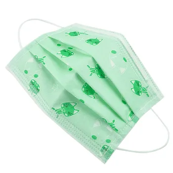 

Mascarilla Masks Cotton Unisex Mouth Muffle Disposable 3-Ply Masks Anti-Dust Face Mask With Elastic Earloop Kids 100PCS