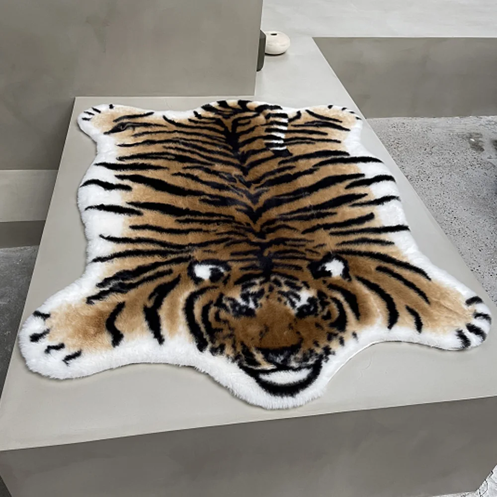Fun Tiger soft fur rug 110cm x 70cm 