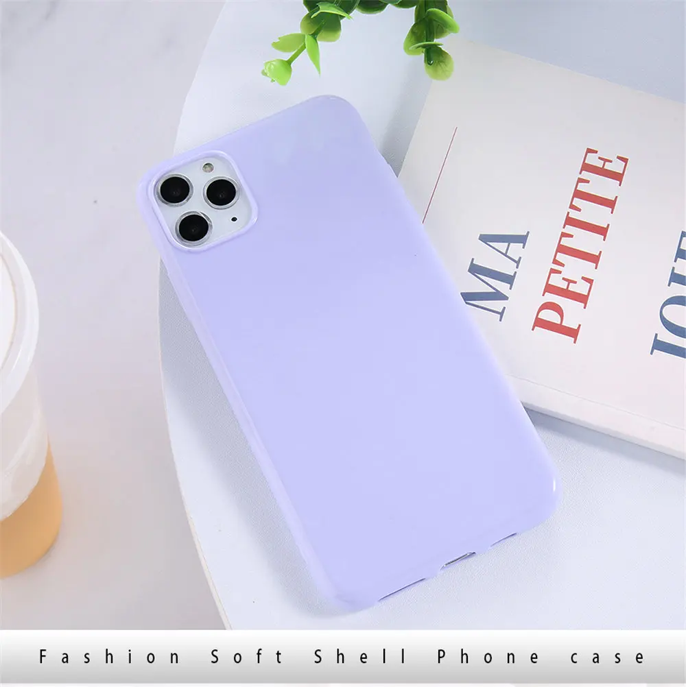Lovebay, карамельный цвет, чехол для телефона, для iPhone 7, 8, 6, 6s Plus, X, XR, XS, Max, 11 Pro, Твердый Чехол, мягкий ТПУ, силиконовый чехол для iPhone 11