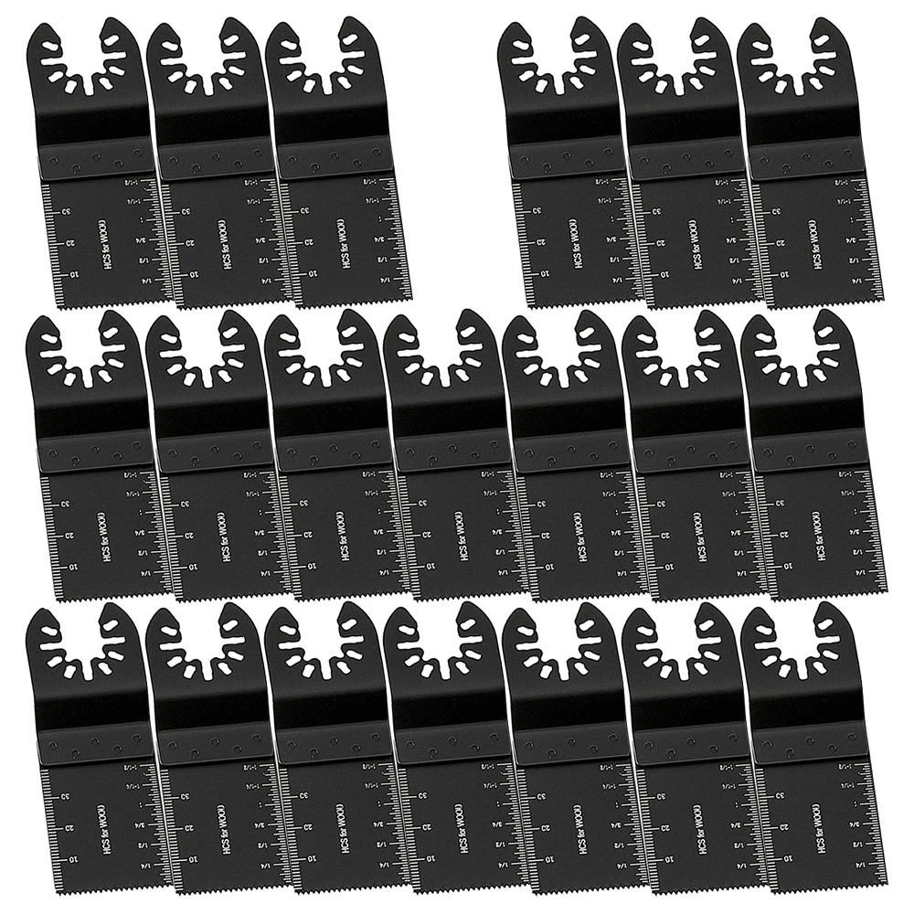  20pcs/set Renovator Multitool Saw Blade Oscillating Multi Tool Blades Cutting Wood Tools for Power 