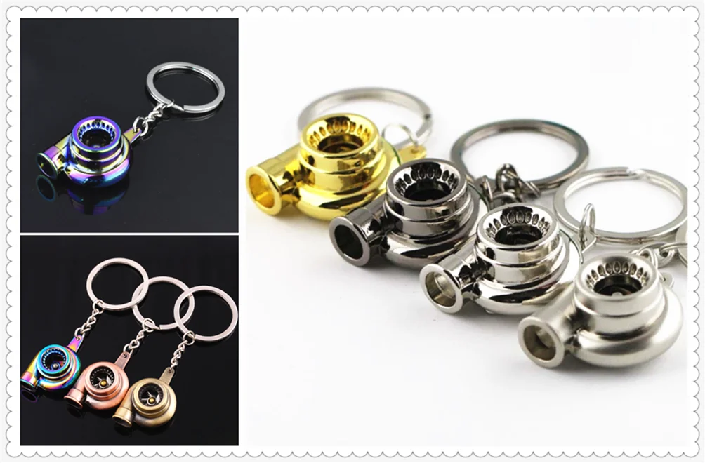 Car shape metal keychain personality pendant turbocharger for Mercedes Benz GLC63 GLA45 GLA G650 E63 E-Class A170