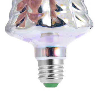 

E27 6W Wedding Christmas Tree Art Easy Install Bar Accessories Party Gift Led 3D Firework Light Bulb Colorful Home Decor