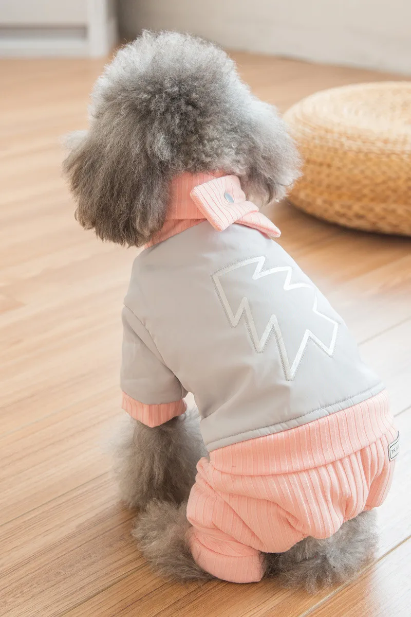 Hipidog Собака Зимний комбинезон для Тедди Чихуахуа маленькие собаки Ститч собака костюм