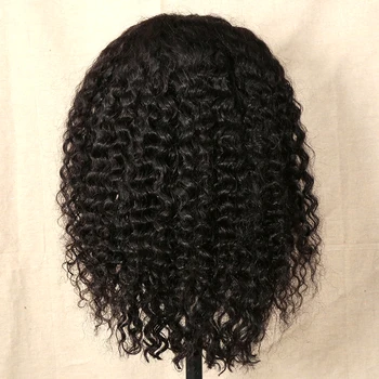 Jerry Curly Lace Front Human Hair Wigs 13x4 Lace Frontal BOB Wigs With Baby Hair Short Bob Wigs For Women Pre-Plucked Wig 4