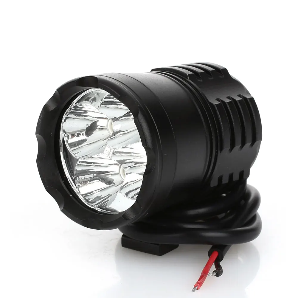 Высокомощный белый свет 4LED Refit передняя фара для вождения противотуманных фар суперъяркий мотоциклетный фонарь для мотоцикла
