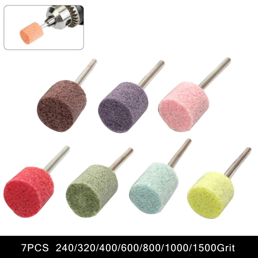 

5pcs Nylon Fiber + Stainless Steel Fiber Buffing Grinding Head Polishing For Rotary Tool Drill Metal High Quality Durable