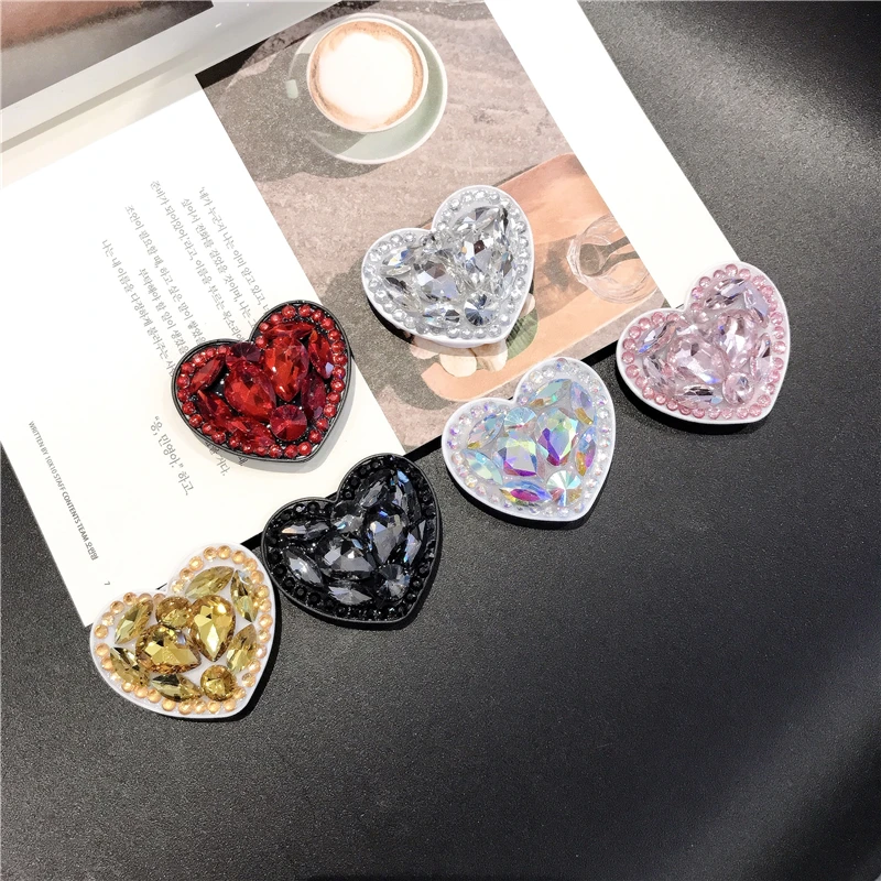 Finger Ring Phone Holder Bling Air Bag Diamond SmartPhone Stander For iPhone Samsung Universal Expanding Stents Car Mount | Мобильные