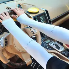 [Купить два получить один] рукава Мужские Солнцезащитные манжеты женские длинные ледяные рукава вискозные рукава рукавицы перчатки для верховой езды на открытом воздухе Fashi