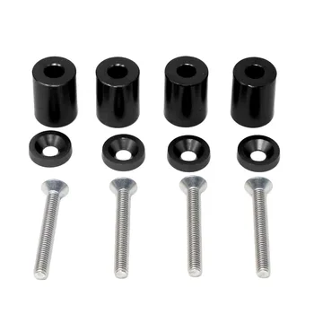 

Racing Car Auto Billet Turbo Engine Bonnet Riser Motor Swap Screws Washer Accessories Aluminum Alloy Hood Vent Spacer Kit
