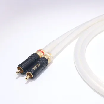 

Sterling silver 5NOCC fever speaker CD machine audio cable HIFI dual RCA audio amplifier signal cable
