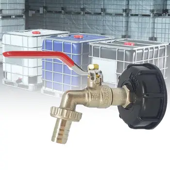 

Garden Home Brass 1/2inch Thread Faucet Adapter Connector for IBC Water Tank faucet backup safety faucet for fine flow control