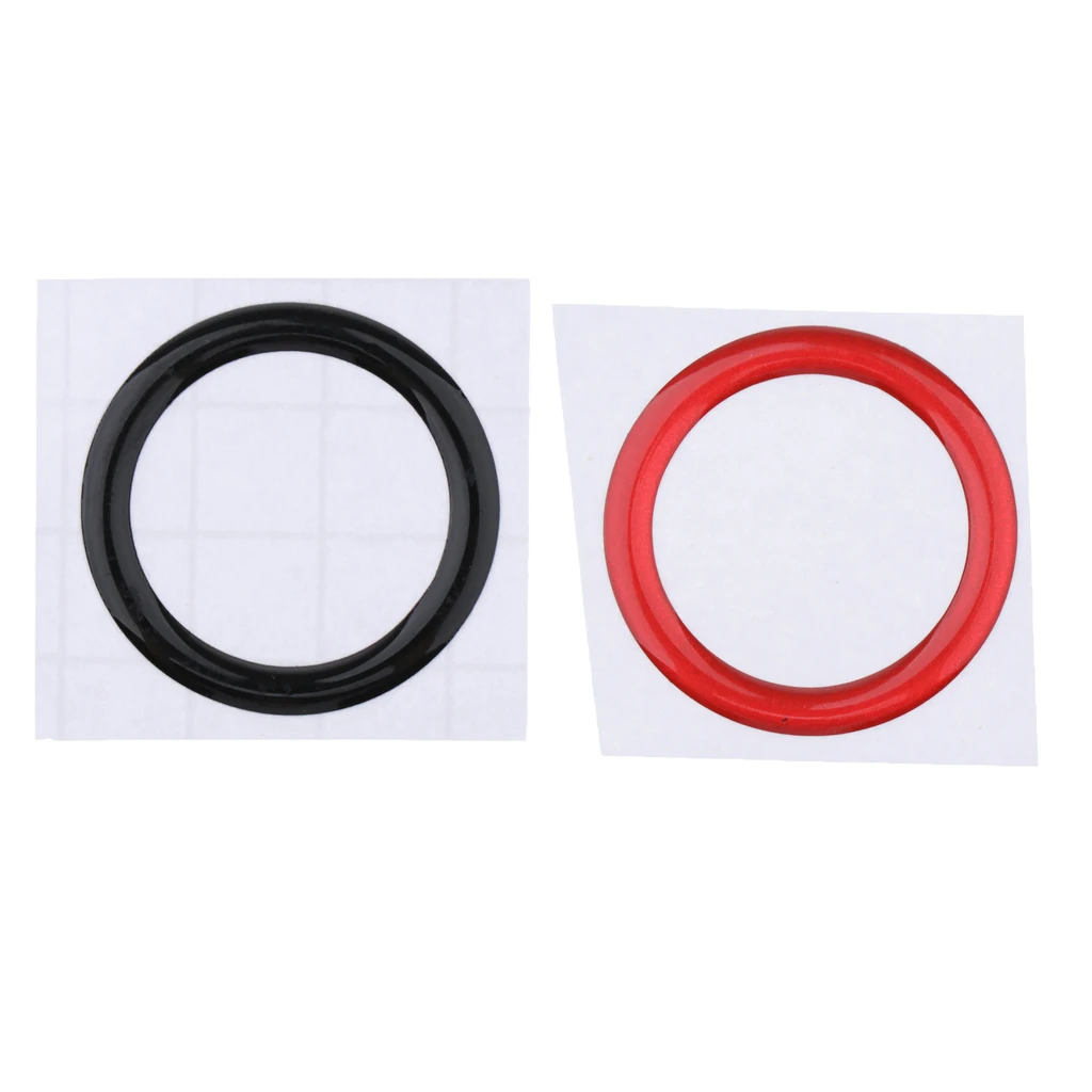 2pcs Keyless Engine Start Stop Button Ring Cover Sticker for bmw e90 e60 e70