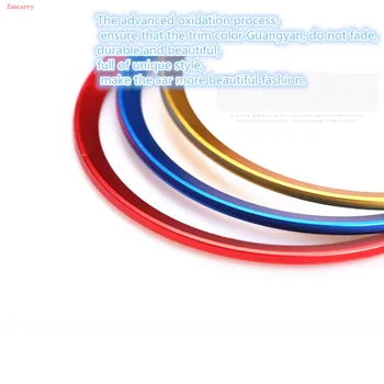 

Car Styling Ring Wheel Hub Decoration Circle Stickers FOR mazda cx-7 ord c-max bmw m4 land rover discovery rapid skoda