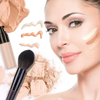 

Wooden Foundation Brush Eyebrow Eyeshadow Set Makeup brushes Brush Cosmetic Lady Blending Beauty Tools for Women