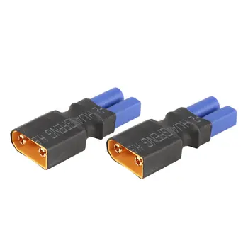 

2PCS XT90 Male Plug To EC5 Female Plug Adapter For Lipo Battery Connector for RC Models Helicopter Drone Quadcopter Parts
